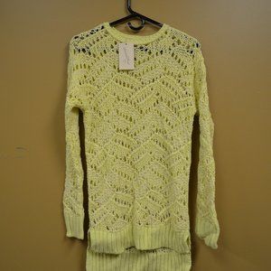 Universal Thread Women's Knitted Yellow Top